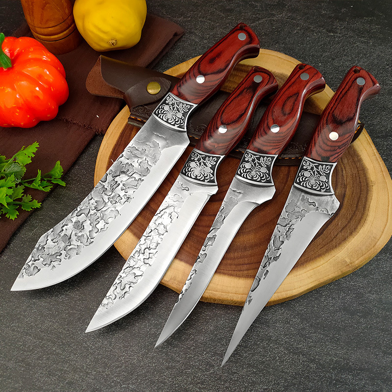 Wood‑Handled Kitchen Knives