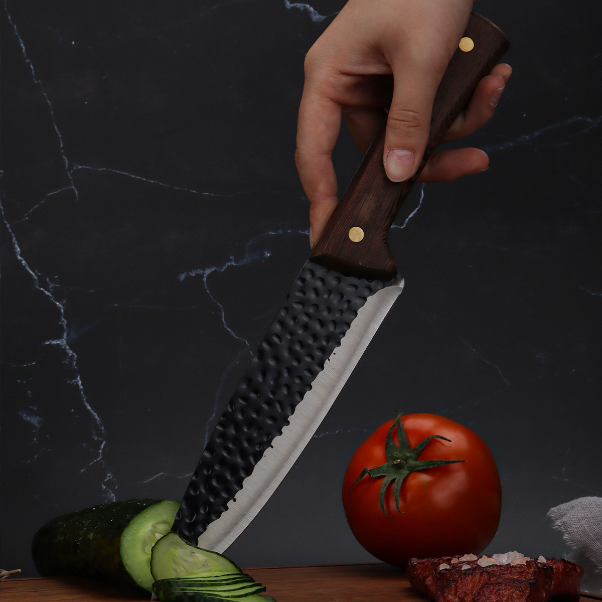 Wood‑Handled Kitchen Knives